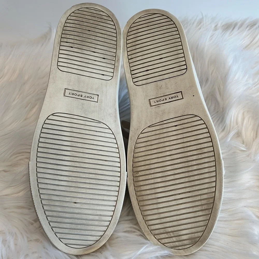 Tory Sport By Tory Burch Chevron Sneakers SZ 9.5